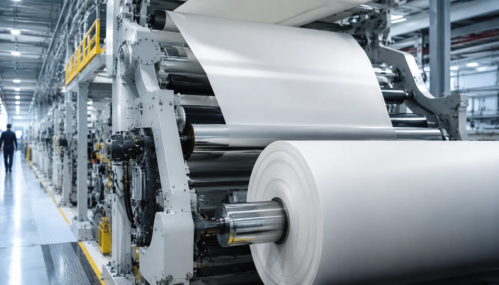 Our paper coating and winding production line in Henan, China