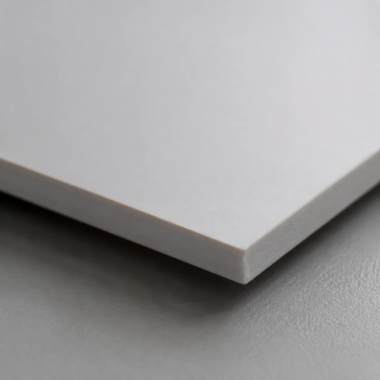 Close view of rigid PVC backdrop board